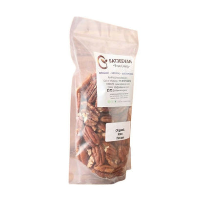 Satjeevan Organic Raw Pecans