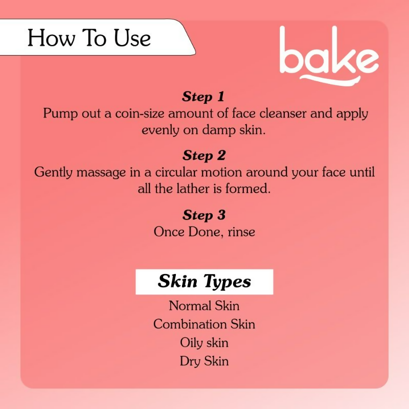 Bake 5% Vitamin C Face Cleanser