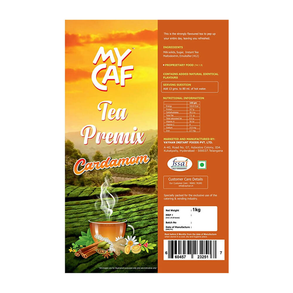 Mycaf Cardamom Instant Tea Premix TrueCure