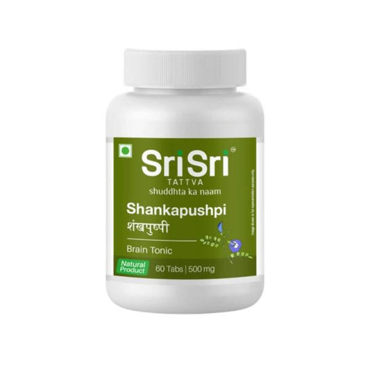 Sri Sri Tattva Shankapushpi Brain Tonic, 60 Tabs   