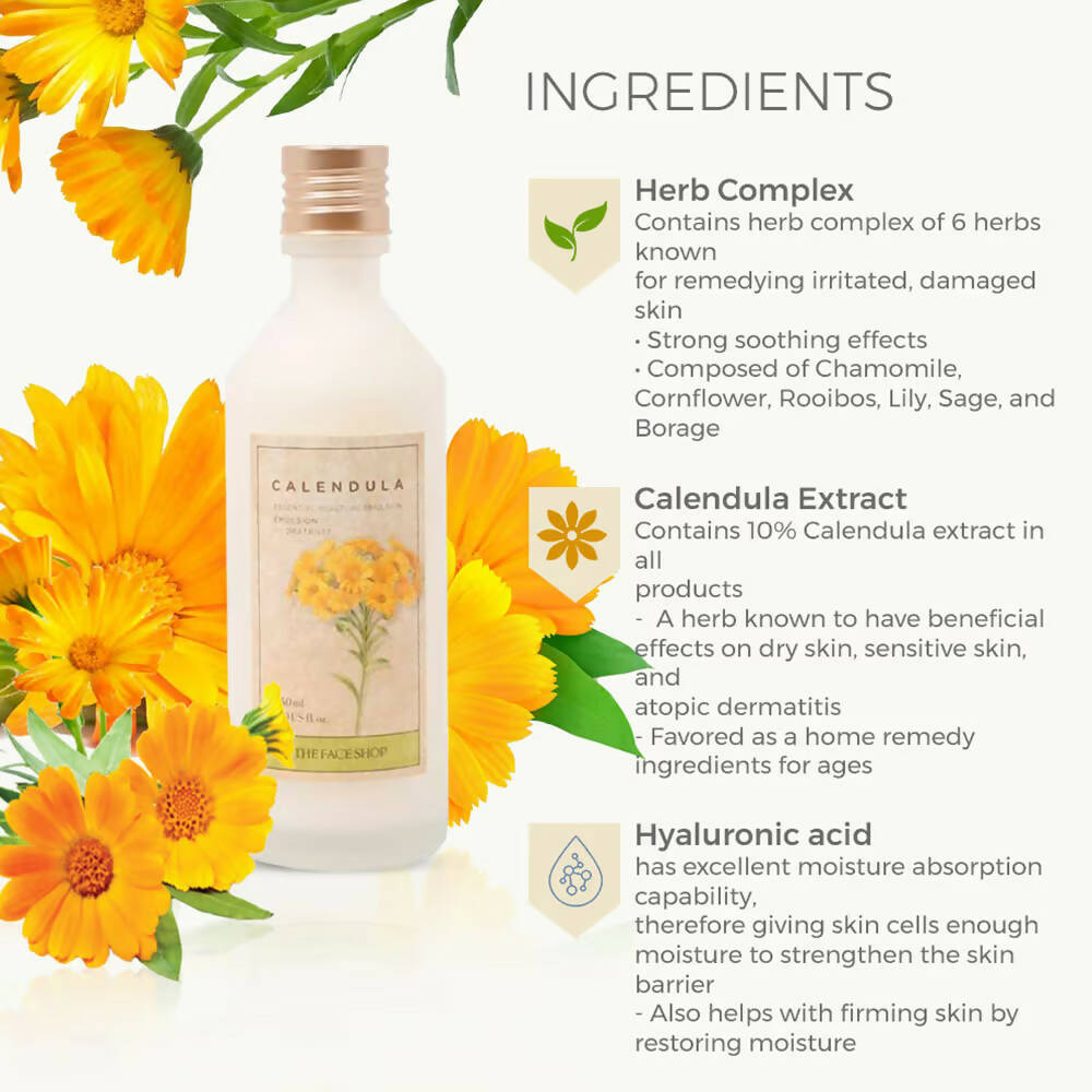 The Face Shop Calendula Essential Moisture Emulsion