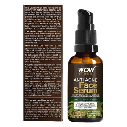 Wow Skin Science Anti Acne Face Serum