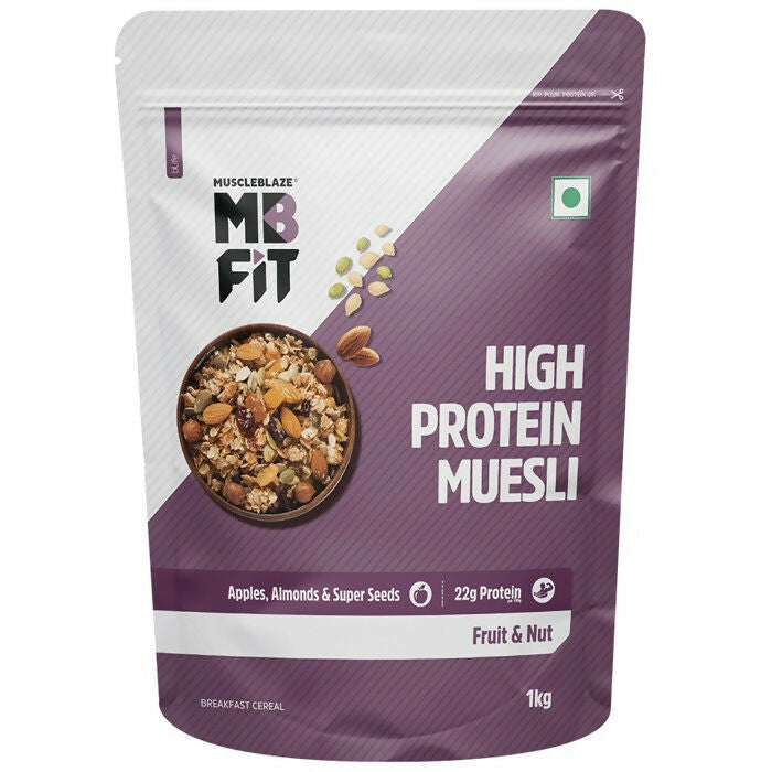 MuscleBlaze Fit High Protein Muesli Fruits & Nut TrueCure