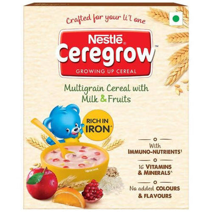 Nestle Ceregrow Kids Cereal-Multigrain, Milk &Fruits