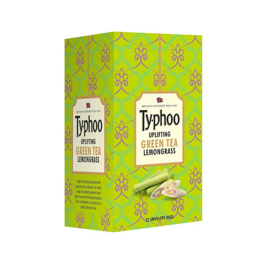 Typhoo Uplifting Lemon Grass Green Tea Bags   