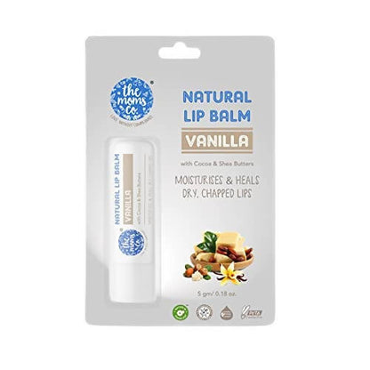 The Moms Co Natural Vanilla Lip Balm TrueCure