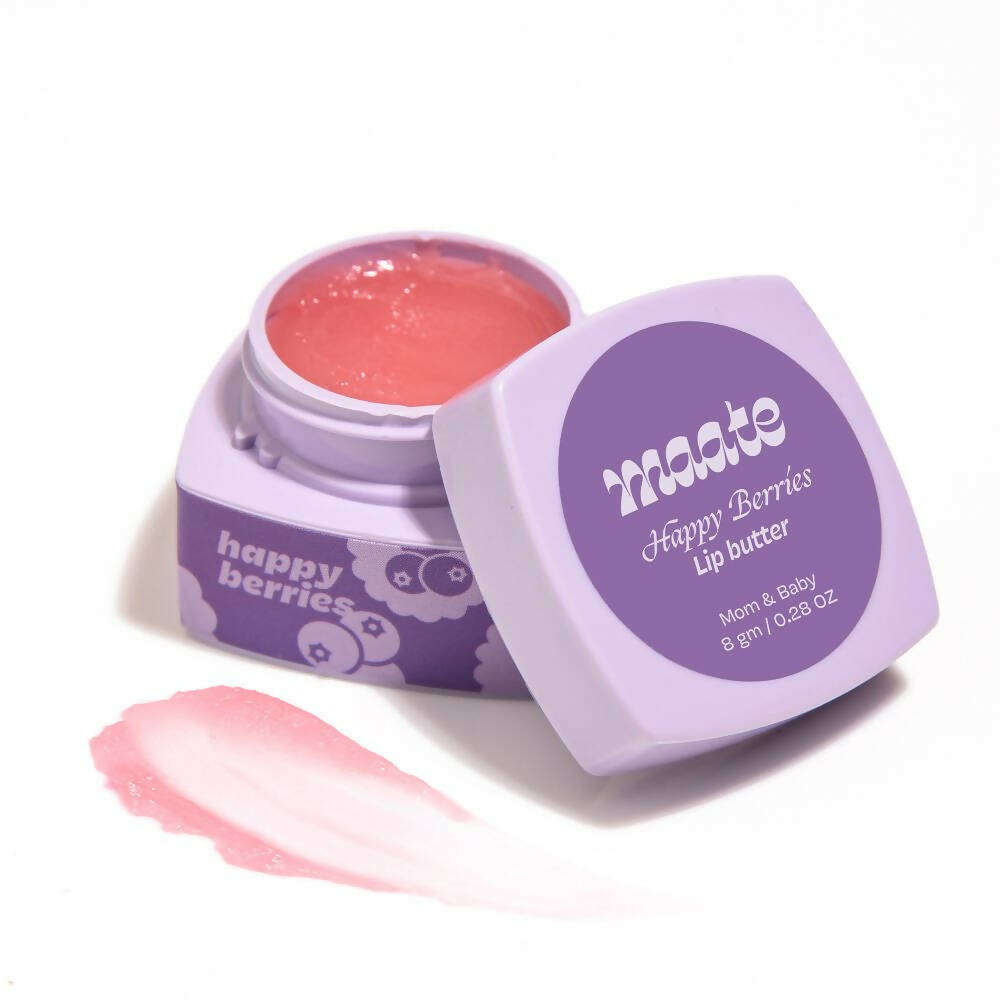 Maate Lip Butter | Packed with Berries for Moist, Soft & Smooth Lips, Australia, Canada 