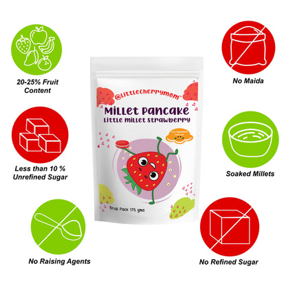 Littlecherrymom Pancake Mix Little Millet Strawberry