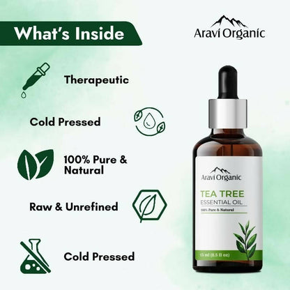 Aravi Organic Tea Tree Essential Oil