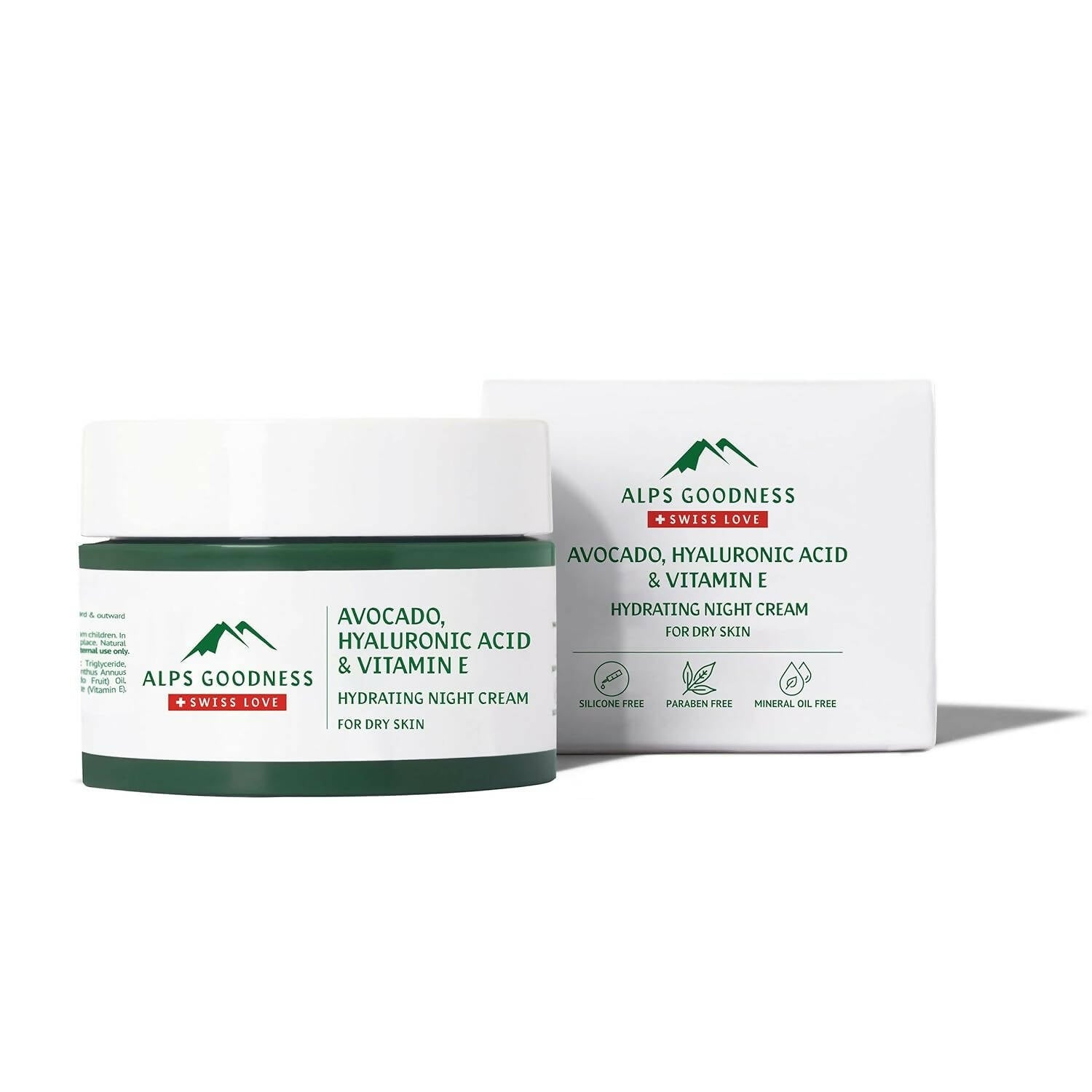 Alps Goodness Avocado, Hyaluronic Acid & Vitamin E Hydrating Night Cream   