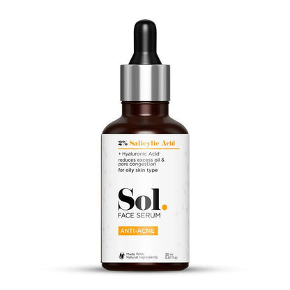 The Man Company Sol. 2% Salicylic Acid Anti-Acne Face Serum 