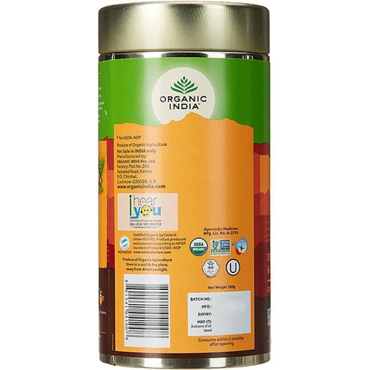 Organic India Tulsi Ginger Tea Tin