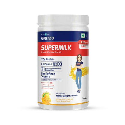 Gritzo SuperMilk 13+y Health Drink for Girls TrueCure