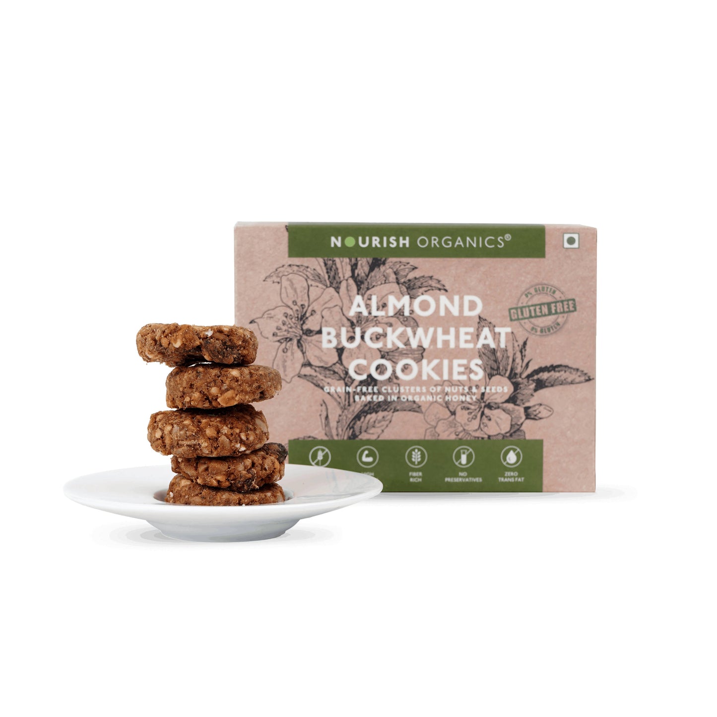 Nourish Organics Almond Buckwheat Cookies