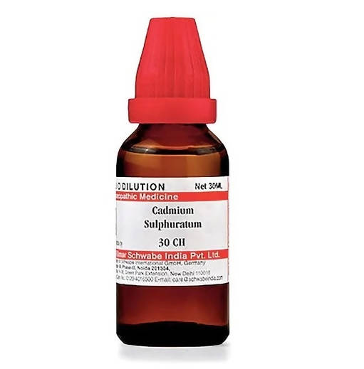 Dr. Willmar Schwabe India Cadmium Sulphuratum Dilution 30 ch