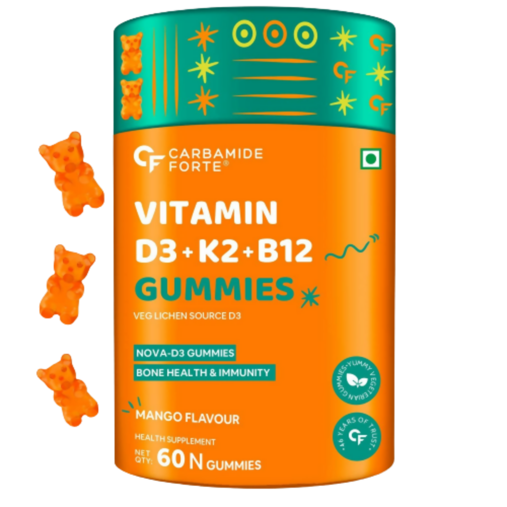 Carbamide Forte Vitamin D3 K2 B12 Gummies TrueCureN