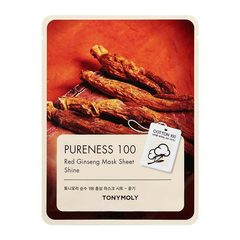 Tonymoly Pureness 100 Red Ginseng Mask Sheet TrueCure