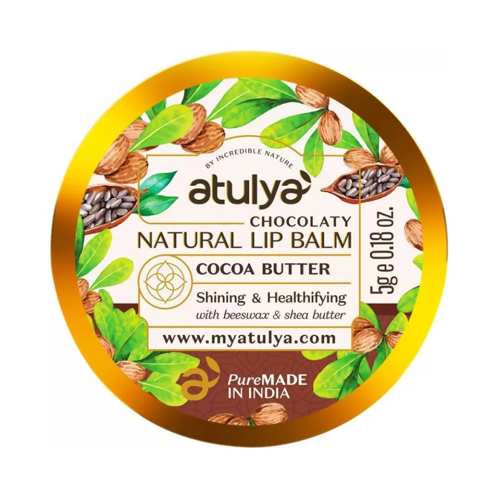 Atulya Cocoa Butter Natural Lip Balm 