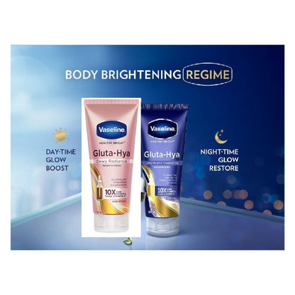 Vaseline Gluta-Hya Dewy Radiance & Overnight Radiance Serum-In-Lotion Combo