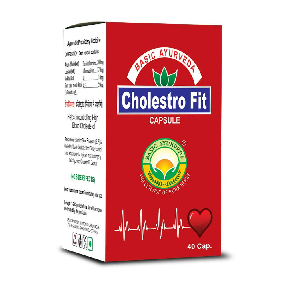 Basic Ayurveda Cholestro Fit Capsule