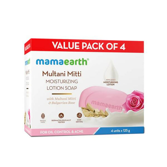 Mamaearth Multani Mitti Moisturizing Lotion Soap 