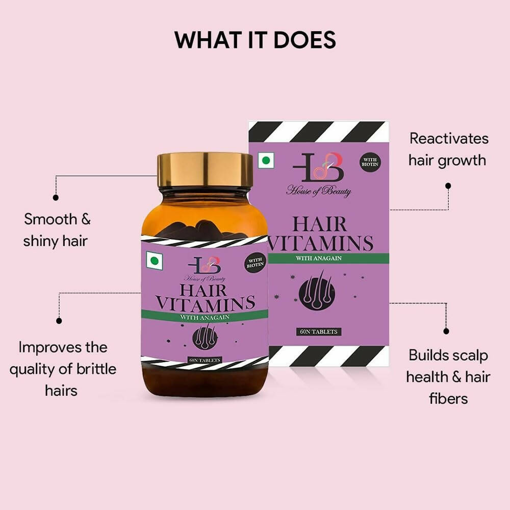 House Of Beauty Hair Vitamins Tablets