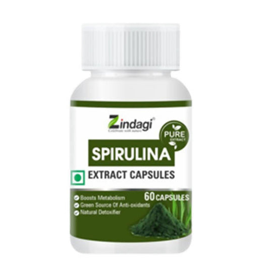 Zindagi Spirulina Extract Capsules TrueCure