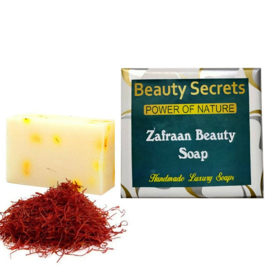 Beauty Secrets Cold Pressed Handmade Zafraan Crystal Glow Skin Whitening Soap TrueCure