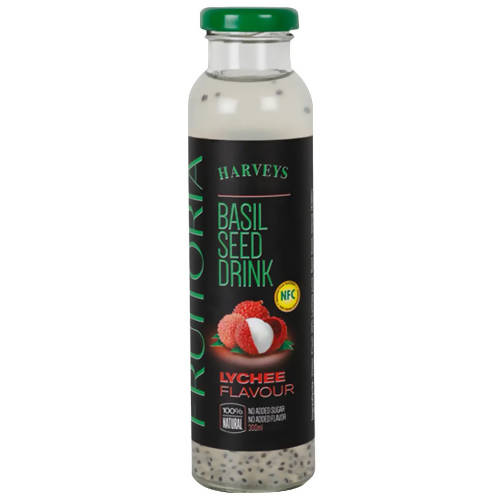 Harveys Fruitoria Basil Seed Drink-Lychee Flavor TrueCure