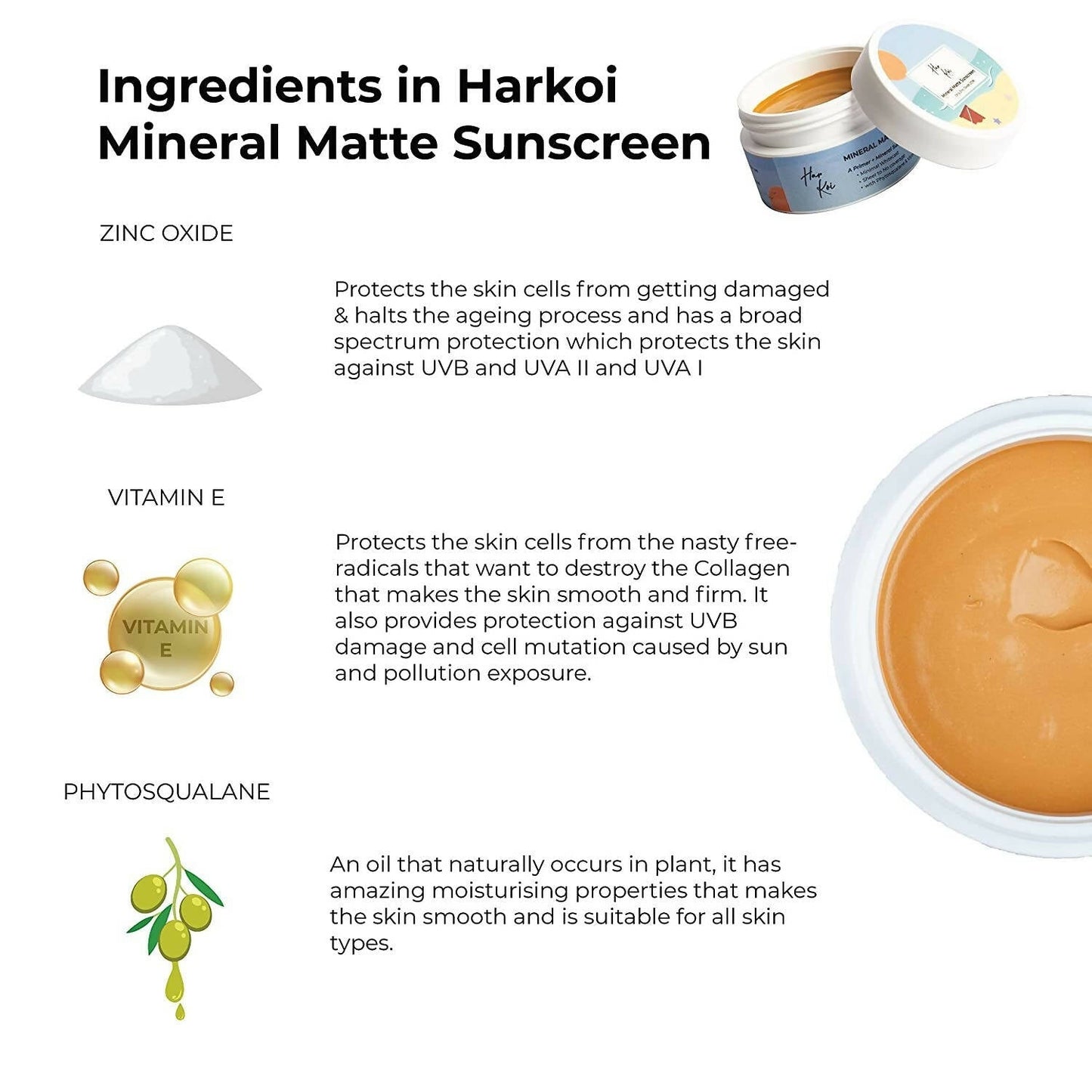 The Harkoi Mineral Matte Sunscreen - SPF 35 - Shade #2