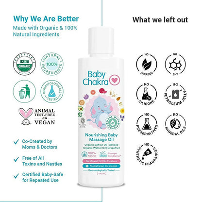 BabyChakra Nourishing Baby Massage Oil