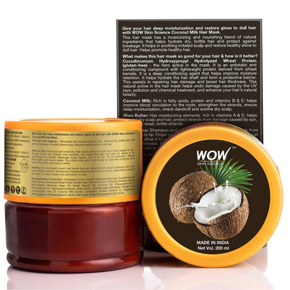 Wow Skin Science Coconut Milk Hair Mask