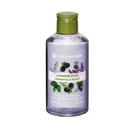 Yves Rocher Relaxing Bath & Shower Gel - Lavandin Blackberry - BUDEN