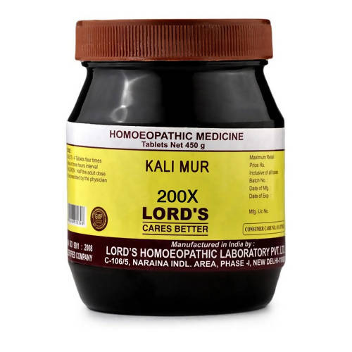 Lord's Homeopathy Kali Muriaticum Biochemic Tablets