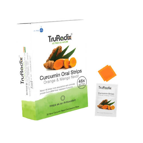 Truradix Curcumin Oral Strips (Orange Mango Flavor) TrueCure