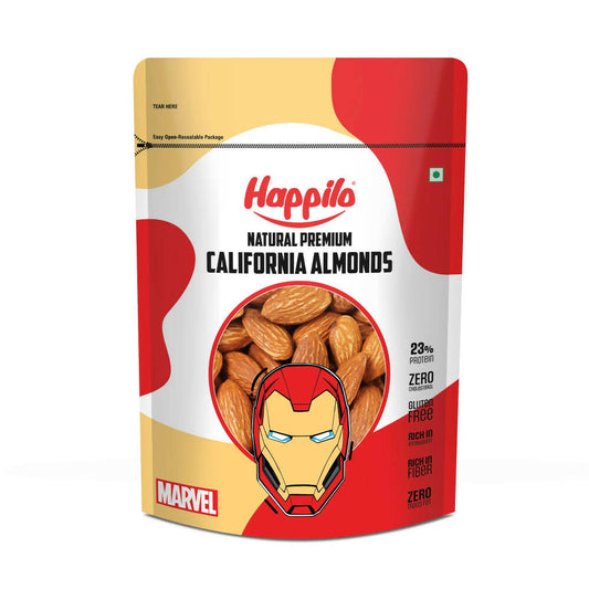 Happilo Marvel Iron Man Edition California Natural Almonds TrueCure