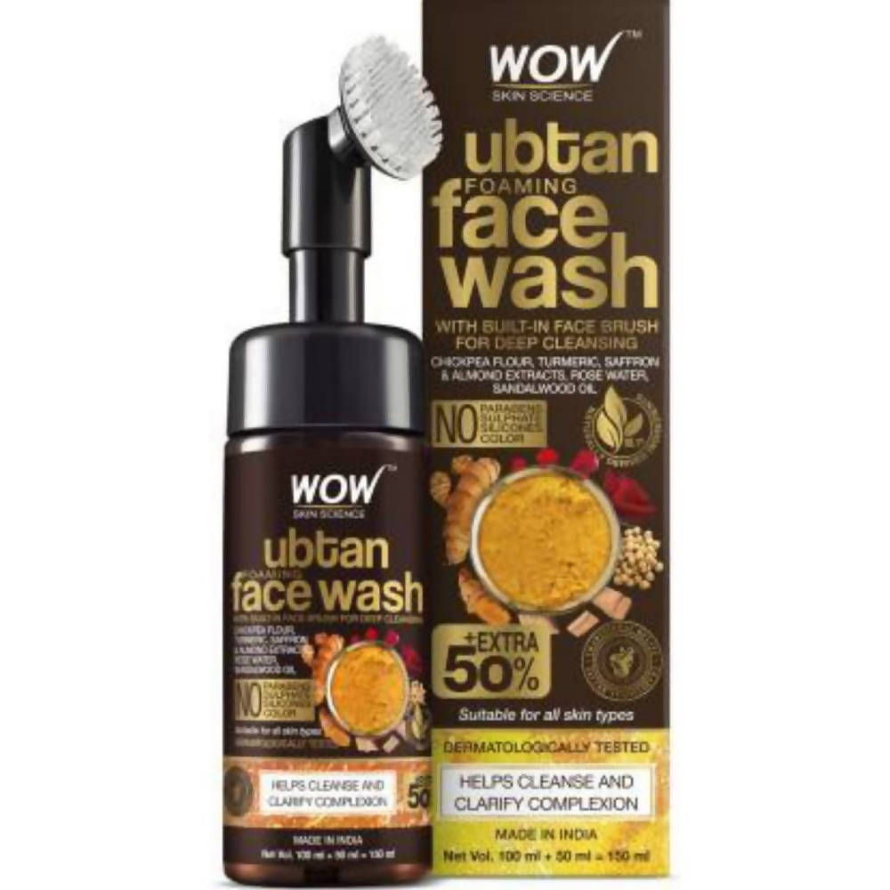 Wow Skin Science Ubtan Foaming Face Wash TrueCure