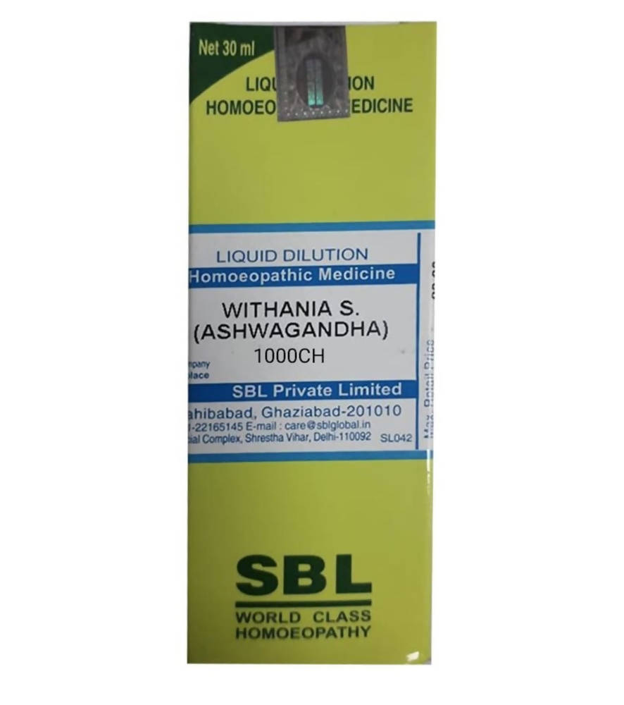 SBL Homeopathy Withania S (Ashwagandha) Dilution