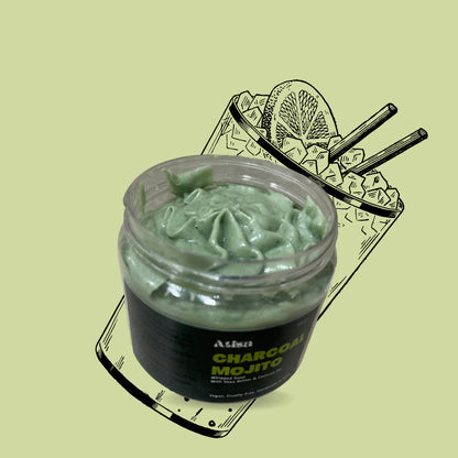 Atisa Charcoal Mojito Whipped Soap