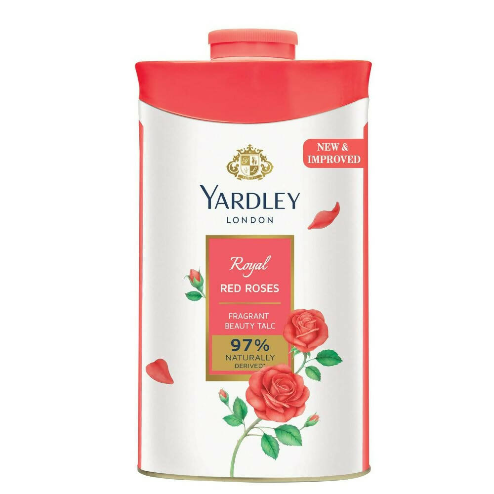 Yardley London Royal Red Rose Talc Powder For Women TrueCure