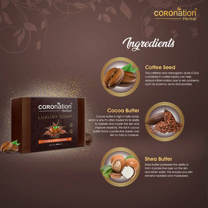 Coronation Herbal Coffee & Chocolate Luxury Soap