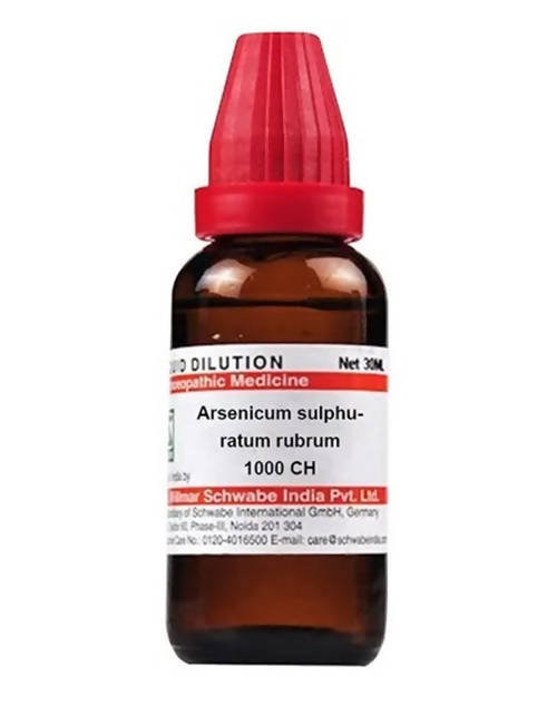 Dr. Willmar Schwabe India Arsenicum Sulphuratum Rubrum Dilution