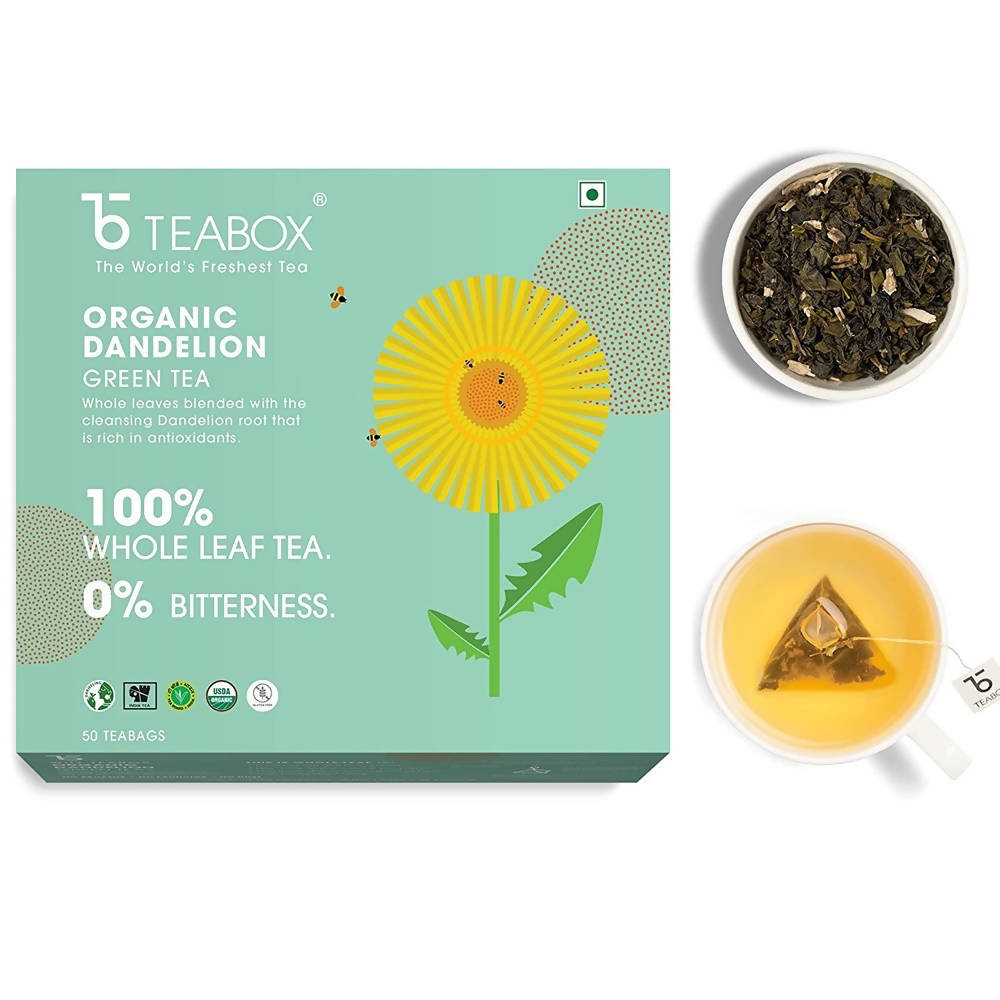 Teabox Kashmiri Kahwa Saffron (Kesar) Green Tea Loose Leaves - Drmedicart