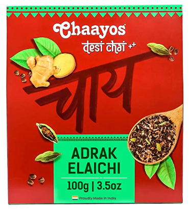 Chaayos Adrak Elaichi Tea Powder (Ginger & Cardamom) TrueCure