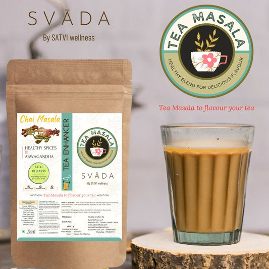 Satvi Wellness Tea Masala | Chai Masala | Satvi svda Tea Enhancer