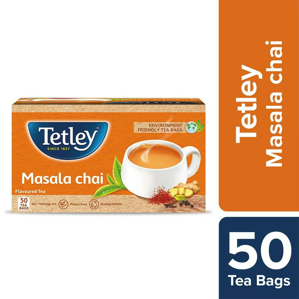 Tetley Masala Chai With Natural Flavour Black Tea Bags