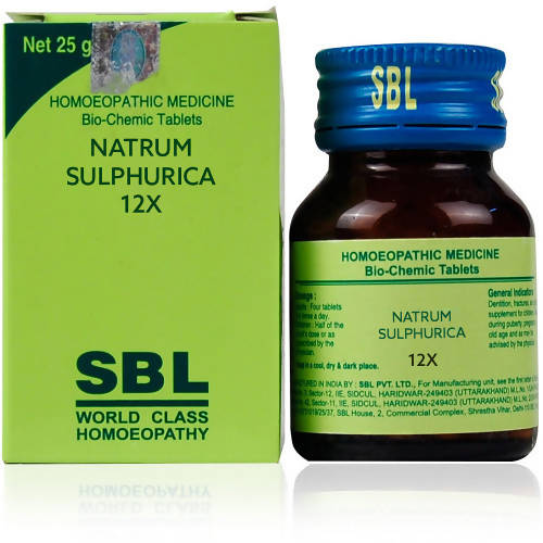 SBL Homeopathy Natrum Sulphuricum Biochemic Tablets