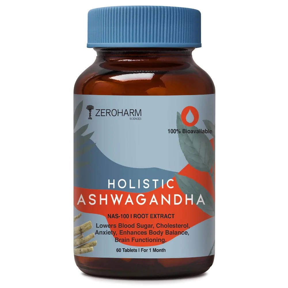 Zeroharm Holistic Ashwagandha Tablets 