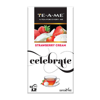 Teame Strawberry Cream Celebrate Tea Bags TrueCure