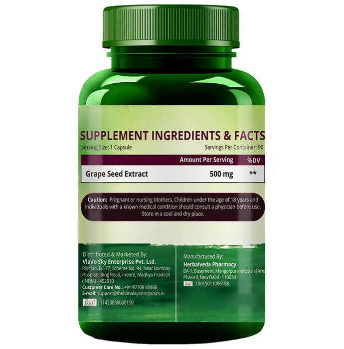 Himalayan Organics Grape Seed Extract Capsules